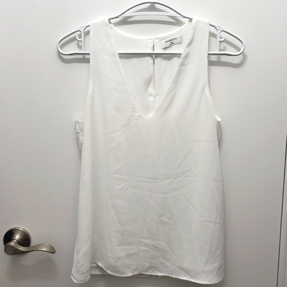 Babaton white Maddox blouse